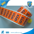 Etiquetas de vedação de segurança vazias etiquetas adesivas de PET imprimíveis etiqueta inválida inválida